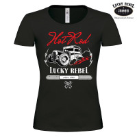 LUCKY REBEL Girl Shirt Hot Rod black