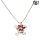 LUCKY 13 Necklace with Skull & Bow Pendant