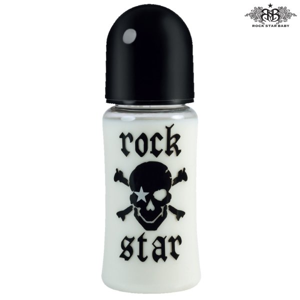 Rock Star Baby Glas- Flasche Pirat 230 ml