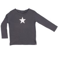 ROCK STAR BABY Kinder Langarm Shirt Big Star shadow grey