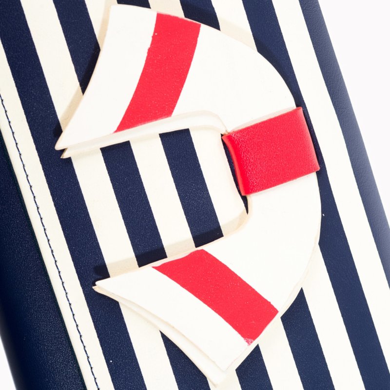 Banned Vintage Nautical Geldbörse Tasche Clutch navy/ stripes