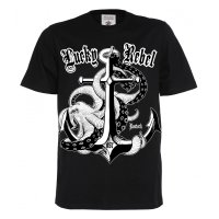 LUCKY REBEL Kids T-Shirt octopus black