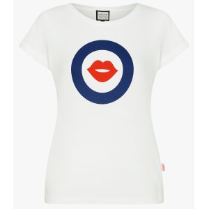 MADEMOISELLE YéYé With Kisses T-Shirt ecru