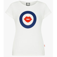 MADEMOISELLE YéYé With Kisses T-Shirt white S