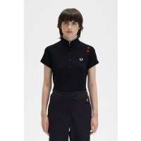 FRED PERRY Amy Girl Polo Shirt black