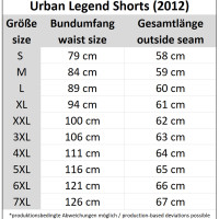 BRANDIT Urban Legend Shorts black Gr. L