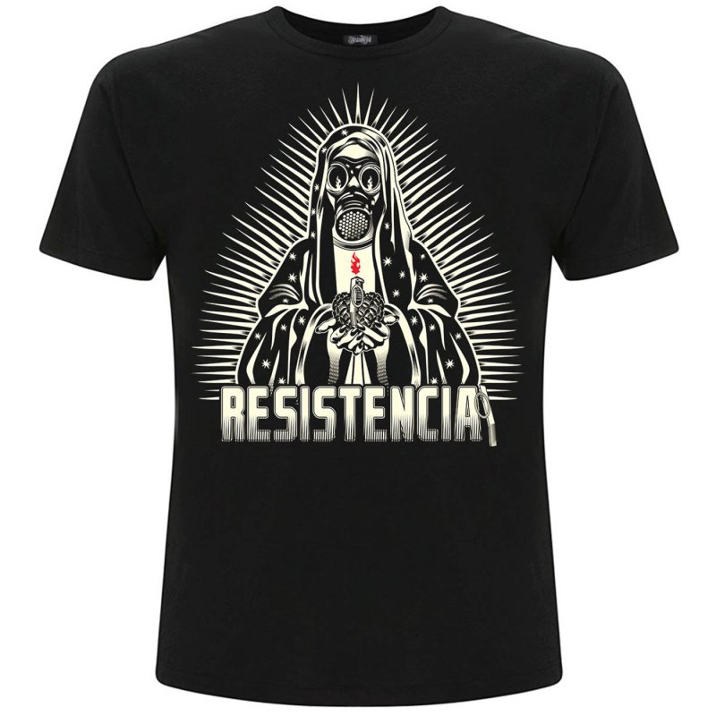 MEXICAN MOB Mens T-Shirt Resistencia black 2XL