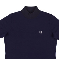 FRED PERRY Crew Neck Knitted Dress dark carbon L