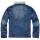 BRANDIT Sherpa Denim Jacket  denim blue-off white S