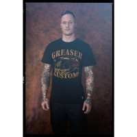 KING KEROSIN T-Shirt Greaser Customs black 5XL