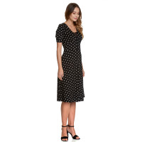 VM Petite Marguerite Dress Black/Allover - XL