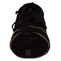 FRED PERRY Twin Tipped Barrel Bag black/ champagne
