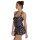PD Black Classic Summer Swimsuit black allover - XS