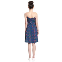 PD Cat Paws & Cherries Dress blue allover - XS