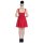 HELL BUNNY Vanity Dress red 2XL
