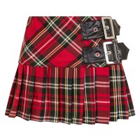 HELL BUNNY Chelsy Mini Skirt red