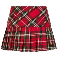 HELL BUNNY Chelsy Mini Skirt red