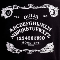 HELL BUNNY Ouija Jacket black/ white