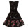 HELL Bunny Laetica Mid Dress black  XS