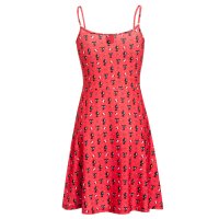 PUSSY DELUXE Kitty Cupcake Love Dress red allover 