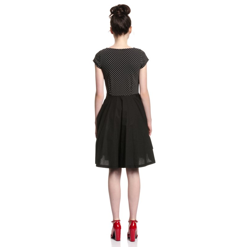 PUSSY DELUXE Mini Dots Pettycoat Dress black/allover