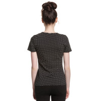 PUSSY DELUXE Mini Dots Basic Shirt black allover