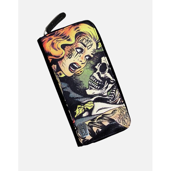 LIQUOR BRAND Wallet Horror black
