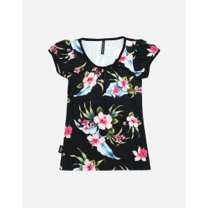 LIQUOR BRAND Girl Shirt Luau black