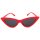 SIX BUNNIES Kids Sunglasses Cat Eye red