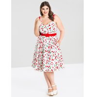 HELL BUNNY Sweetie 50s Dress white