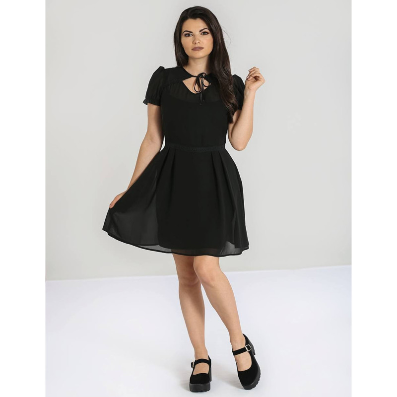 HELL BUNNY Aria Mini Dress black XL