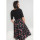 HELL BUNNY Apple Blossom 50s Skirt black 3XL
