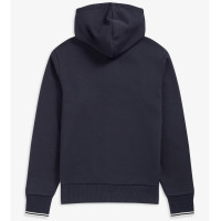 FRED PERRY Hooded Zip-Through Sweatshirt navy XL