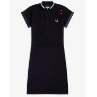 FRED PERRY Amy Knitted Dress black
