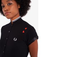 FRED PERRY Amy Knitted Dress black