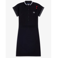 FRED PERRY Amy Knitted Dress black M