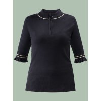 MADEMOISELLE YéYé Cool And Gorgeous Knit Top black