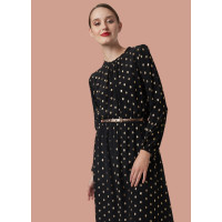 MADEMOISELLE YéYé Poppin In Dress Snowflakes black/gold XS