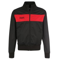 LONSDALE Alnwick Tricot Jacket black/red XXL