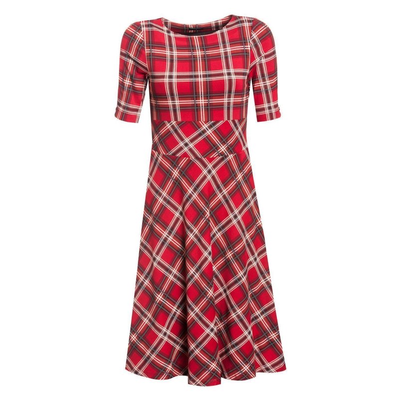 VIVE MARIA British Day Dress red allover