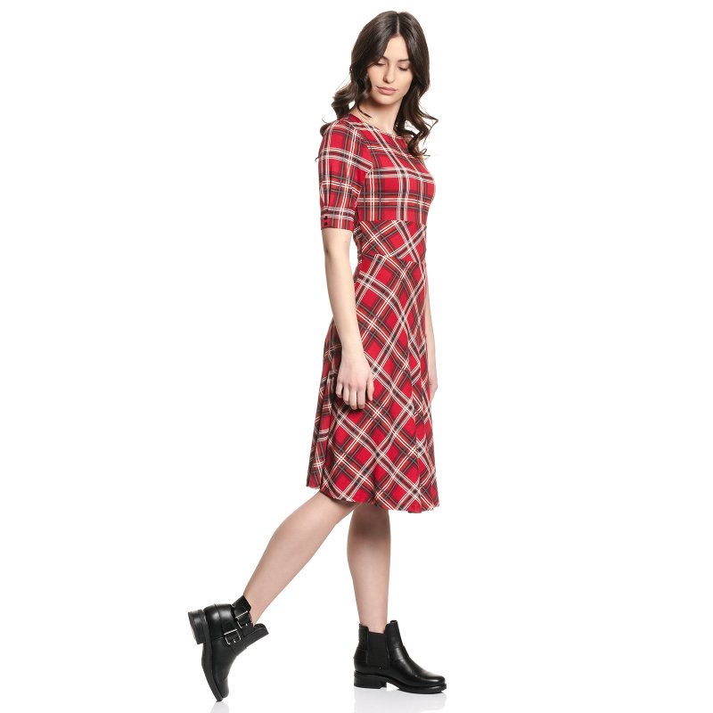 VIVE MARIA British Day Dress red allover