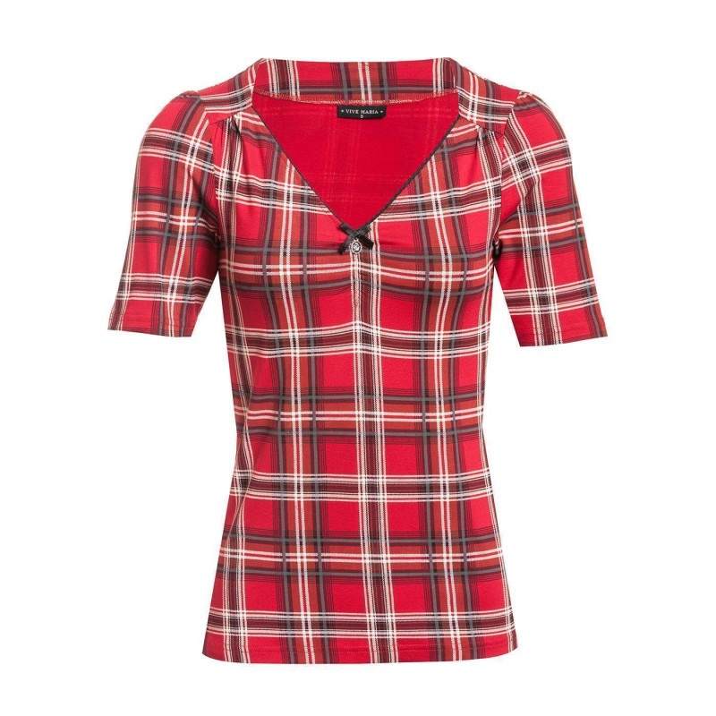 VIVE MARIA British Rebel Shirt red allover XL