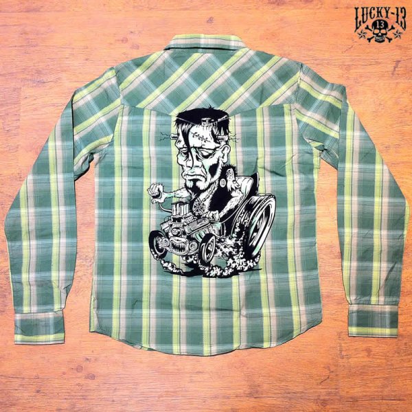 Lucky 13 Western Long Sleeve Shirt "From Hell It Came"
