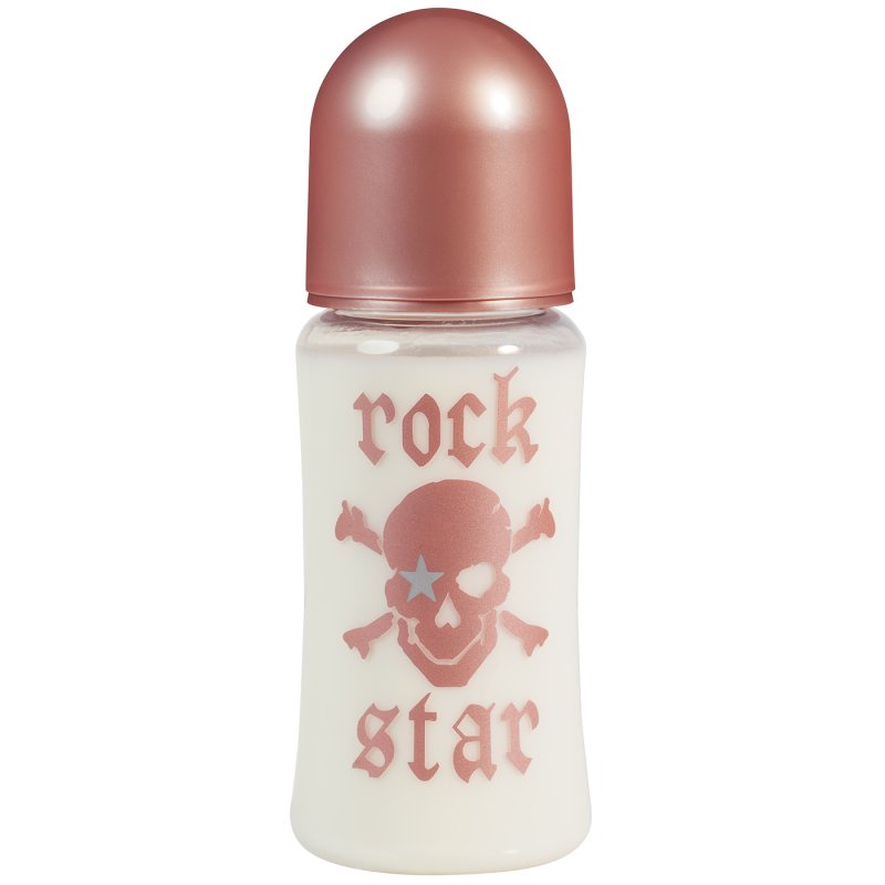 Rock Star Baby Weithalsflasche Pirat Rosegold 300 ml