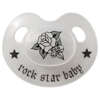 ROCK STAR BABY Pacifier Rose