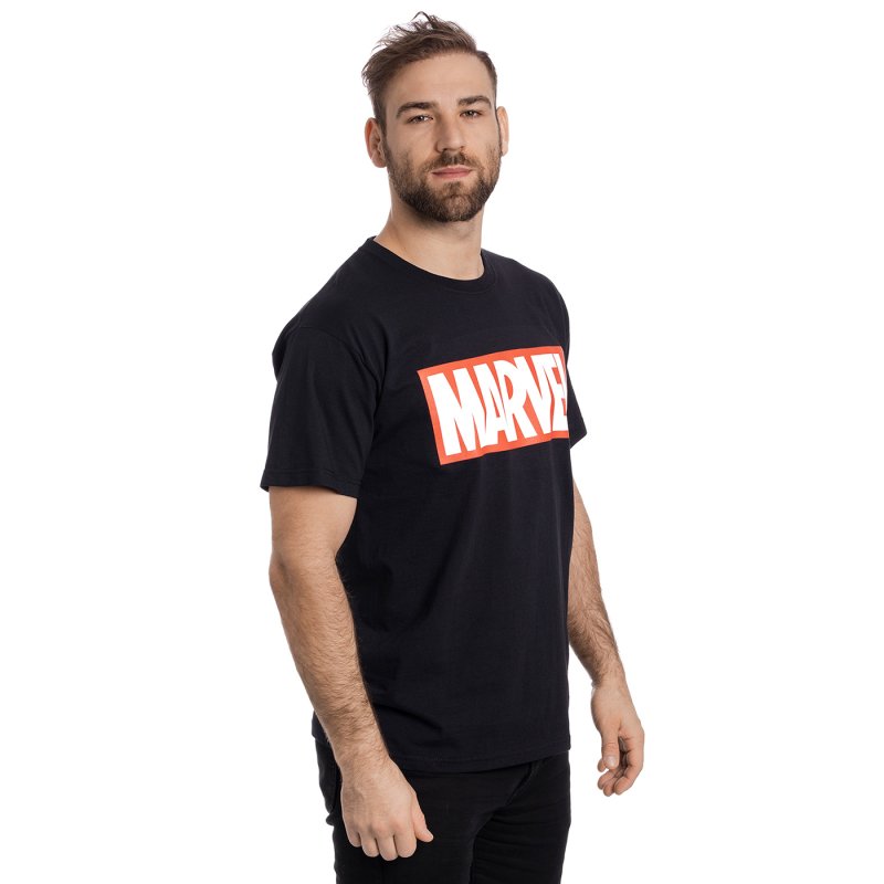 Marvel Logo T- Shirt black
