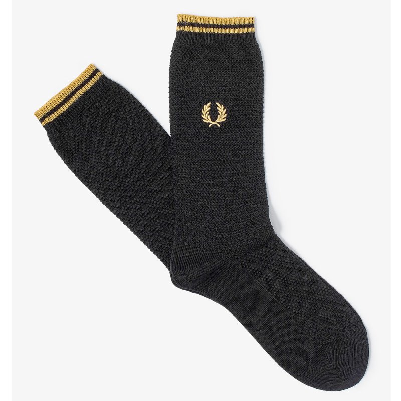 FRED PERRY Tipped Sport Socks black/champagne 43-46