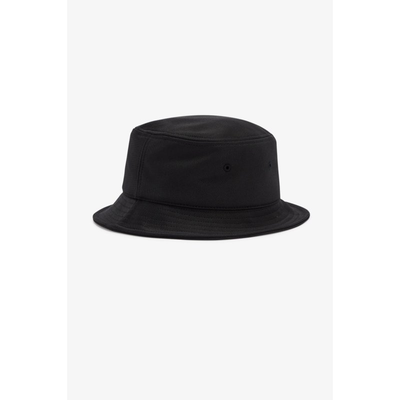 FRED PERRY Arch Branded Tricot Bucket Hat black