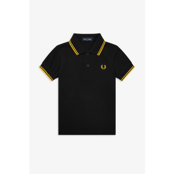 My First Fred Perry Shirt black/ yellow