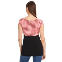 PUSSY DELUXE Red Plaid Evie Shirt